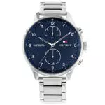 Tommy Hilfiger Orologio analogico multifunzione da uomo con cinturino in acciaio