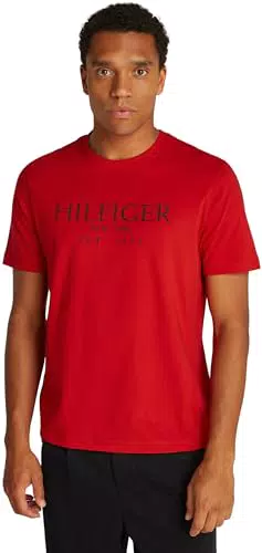 Tommy Hilfiger T-Shirt Uomo Maniche Corte in Cotone