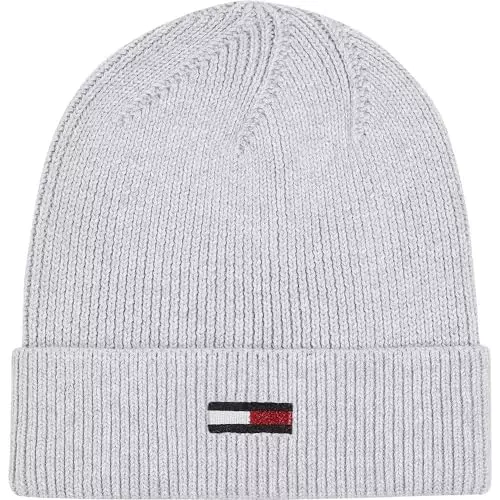Tommy Jeans TJW Elongated Flag Beanie - Cappello Donna Elegante