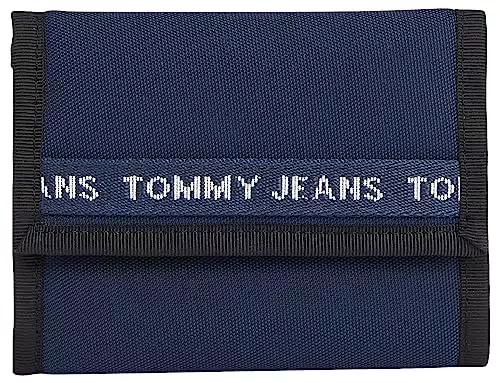 Tommy Jeans Portafoglio Uomo Essential Nylon Trifold con Scomparto Monete