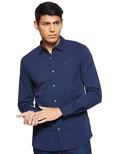 Tommy Jeans Camicia Uomo Tjm Original Stretch Shirt
