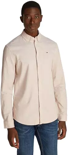 Tommy Jeans Camicia Slim Maniche Lunghe Uomo