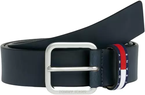 Tommy Jeans Cintura Ryan Regular in Pelle per Uomo