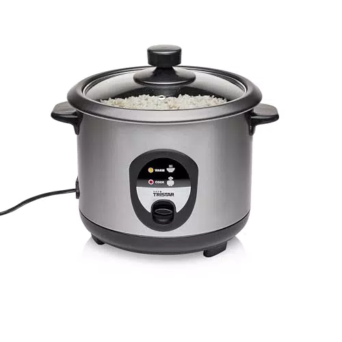 Tristar RK-6126 Cuociriso Elettrico con Recipiente Antiaderente, 400W