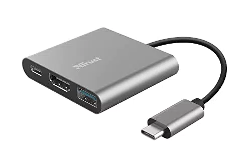 Trust Dalyx Adattatore USB-C Multiporta con HDMI 4K e Ricarica PD