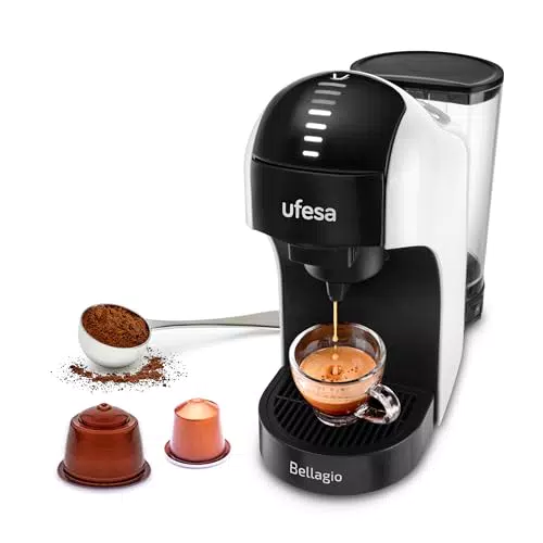Ufesa Bellagio - Macchina da Caffè Espresso con Pannello Digitale Tattile