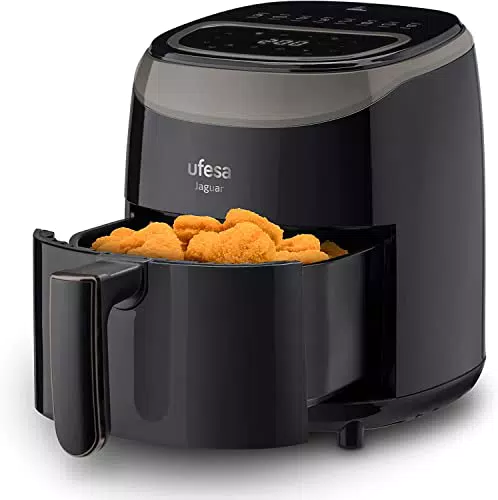 Ufesa Friggitrice Aria Digitale 3,5 L, 8 Programmi, 1200 W, Senza Olio