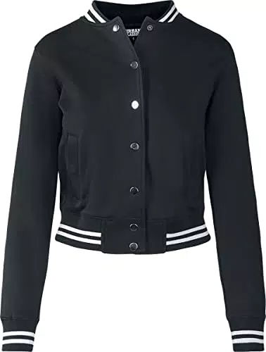 Urban Classics Felpa a Giacca Ladies College Sweat Jacket