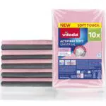 Vileda Actifibre Soft Multipack - Panni per Pulizia Senza Aloni e Assorbenza Eccezionale