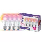 WiZ Lampadina Smart WiFi E27 60W Dimmerabile con Controllo Vocale e SpaceSense