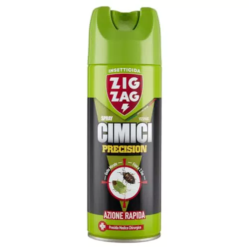 ZIG-ZAG Insetticida Spray Inodore per Cimici - Efficacia Fino a 2.5 m