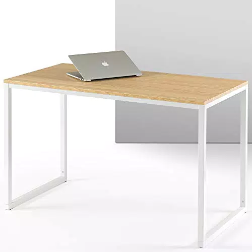 Zinus Jennifer - Scrivania moderna in metallo e legno per ufficio e studio