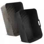 RISVOWO Accessori per Friggitrice ad Aria Quadrata 19.5cm in Silicone