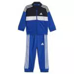 adidas Tiberio 3-Stripes Colorblock Shiny Track Suit per Bambini