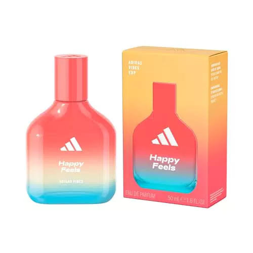 Adidas Vibes Happy Feels Eau de Parfum - Profumo Vivace con Pompelmo e Gelsomino