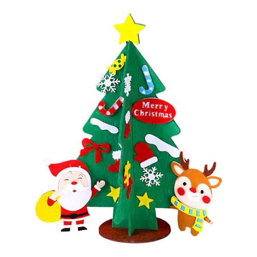 Albero di Natale Fai da Te in Feltro per Bambini - Creatività e Divertimento