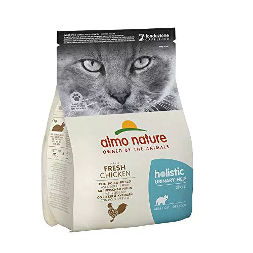 Almo Nature Holistic Urinary Help - Cibo Secco Completo per Gatti Adulti con Pollo