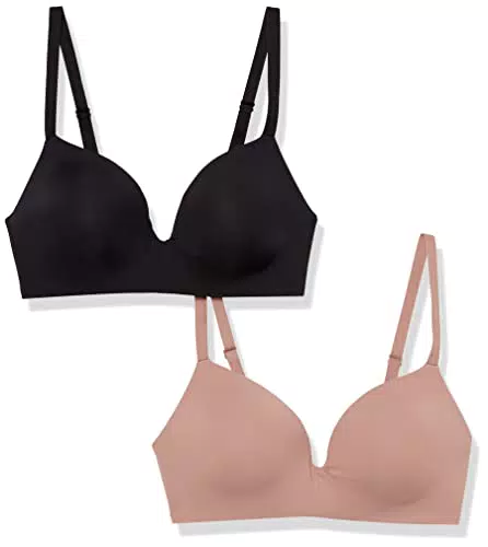 Amazon Essentials Reggiseno Leggermente Foderato Senza Ferretto per Donna