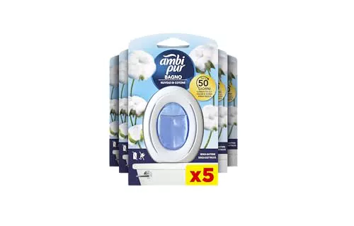 Ambi Pur Profumatore per Ambienti Lenor Nuvole di Cotone, Diffusore Elimina Odori