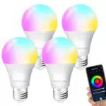 Antelink Lampadina Smart LED Dimmerabile RGB 9W Compatibile con Alexa e Google Home