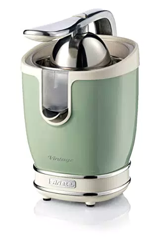 Ariete Spremiagrumi Elettrico con Leva e Motore Silenzioso - Design Vintage