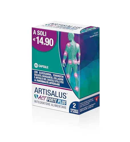 Artisalus Act Forte Plus - Integratore per la Funzionalità Articolare con Glucosammina e Collagene