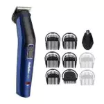 BaByliss MEN 7255PE Multikit Uomo 10 in 1 Waterproof con Lame in Acciaio Inossidabile