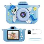 Beeyouk Macchina Fotografica Digitale per Bambini con Schermo 2.0, Regalo Ideale