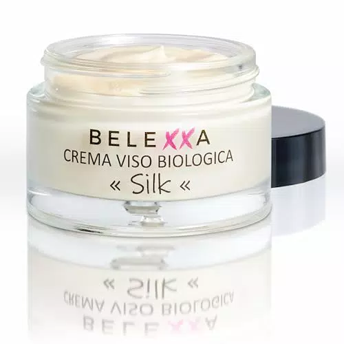 BeleXXa Crema Viso Antirughe BIO con Acido Ialuronico - Idratante per Tutti i Tipi di Pelle