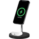 Belkin Caricabatteria wireless 2 in 1 MagSafe con ricarica rapida 15W per iPhone