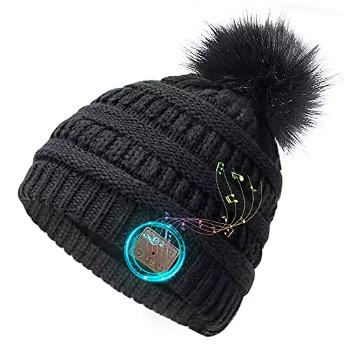 Beanie Bluetooth V5.0 con Altoparlanti Ricaricabili - Cappello Musicale Invernale