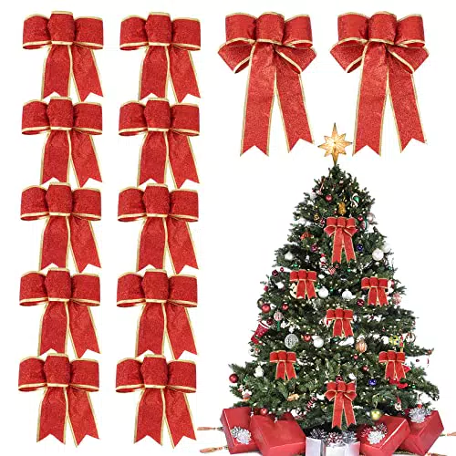 Betessin Fiocchi di Natale per Decorazioni e Regali Feste DIY