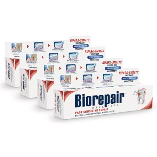 Biorepair Dentifricio Fast Sensitive Repair - Sollievo per Denti Sensibili