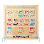 Biticolor Gioco Magnetico Labirinto Montessori in Legno per Bambini 3-7 Anni