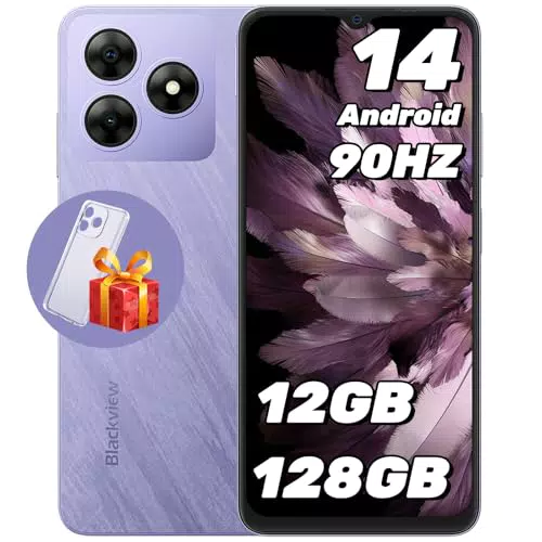 Blackview WAVE 8 Smartphone Android 14, 12GB+128GB, 6.56" HD+, Octa-Core, 5000mAh