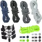 BLUESEABUY Lacci Scarpe Elastici Autobloccanti Senza Nodo con Chiusura Rapida