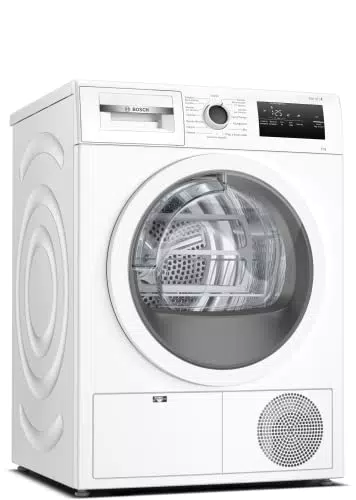Bosch WTH85V18II Asciugatrice a Pompa di Calore 8 kg con EasyClean e Auro Dry