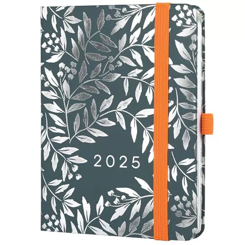 Boxclever Press Agenda 2025 Settimanale 12 Mesi con Pagine a Puntini 17x12,5 cm