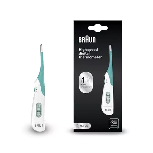 Braun Termometro Digitale PRT1000 per Uso Orale, Rettale e Ascellare