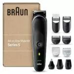 Braun MGK5445 Rasoio Elettrico 10-in-1 per Barba, Capelli e Corpo
