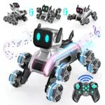Braxel Robot Telecomandato per Bambini, 360° Rotazione e Occhi a LED