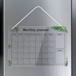 BSSMMAI Agenda Magnetica in Acrilico - Calendario Mensile da Appendere