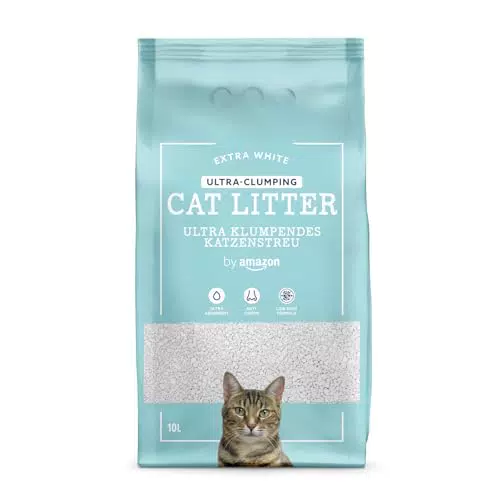 Amazon Lettiera Agglomerante per Gatto Ultra - Assorbenza e Freschezza Garantita