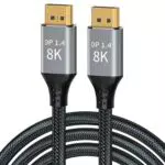 CableDeconn Cavo DisplayPort 1,5 m 8K 60Hz e 4K 144Hz Alta Velocità 32,4 Gbps
