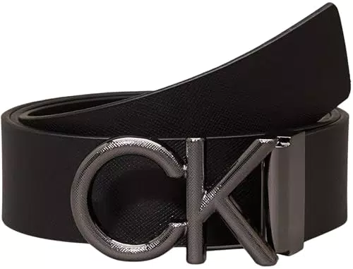 Calvin Klein Cintura in Pelle Uomo Modello Saffiano