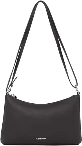 Calvin Klein Borsa a Tracolla con Zip per Donna