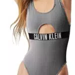Calvin Klein Costume da Bagno One Piece con Cut-out per Donna