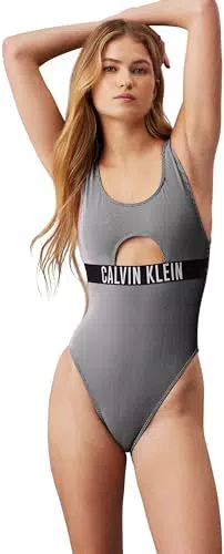 Calvin Klein Costume da Bagno One Piece con Cut-out per Donna
