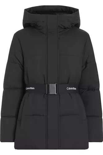 Calvin Klein Jeans Donna Logo Belt Short Puffer J20J224107