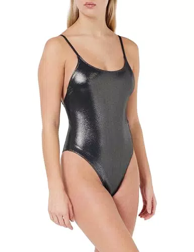 Calvin Klein Costume da Bagno One Piece con Scollo sulla Schiena